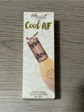 NIB Pretty Vulgar Cool AF Lava Water Foundation 01B4 Birthday Suit 35mL